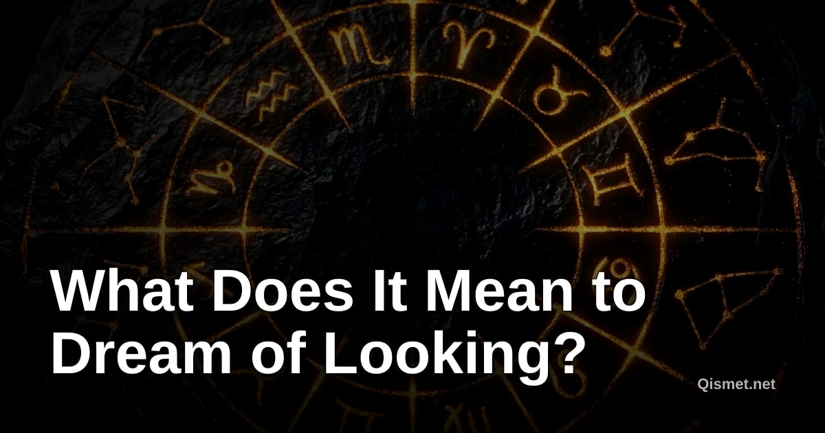 What Does It Mean to Dream of Looking?