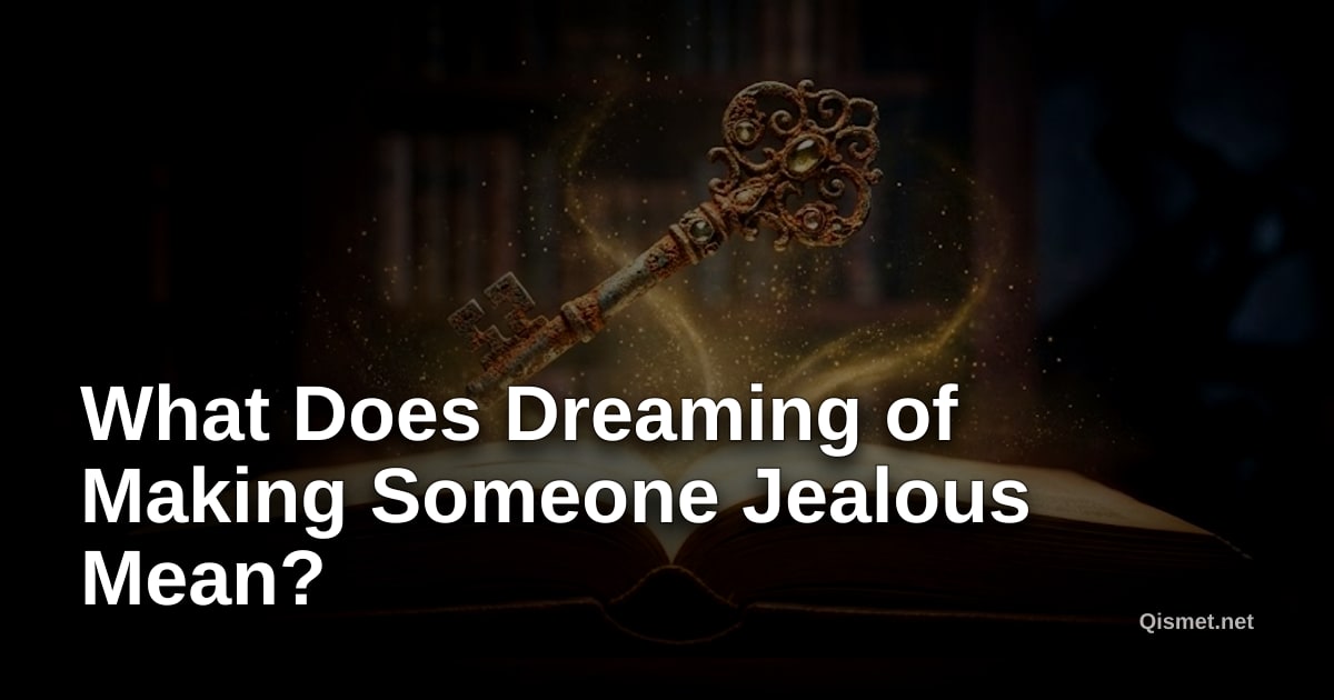 What Does Dreaming of Making Someone Jealous Mean?