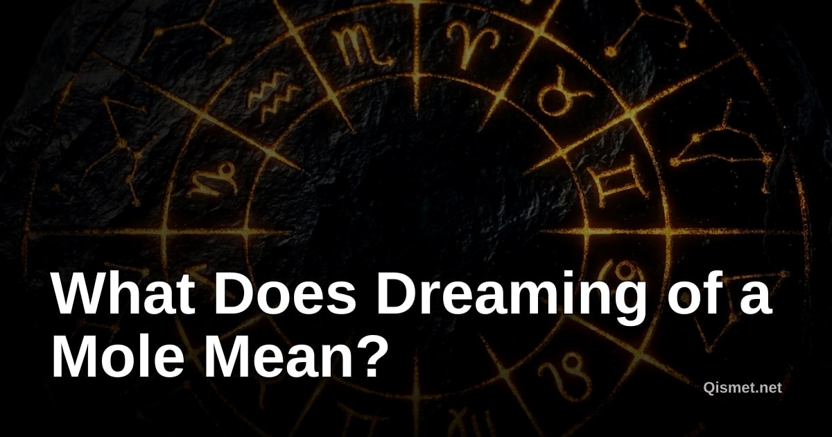 What Does Dreaming of a Mole Mean?