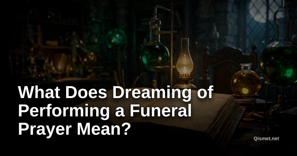 What Does Dreaming of Performing a Funeral Prayer Mean?