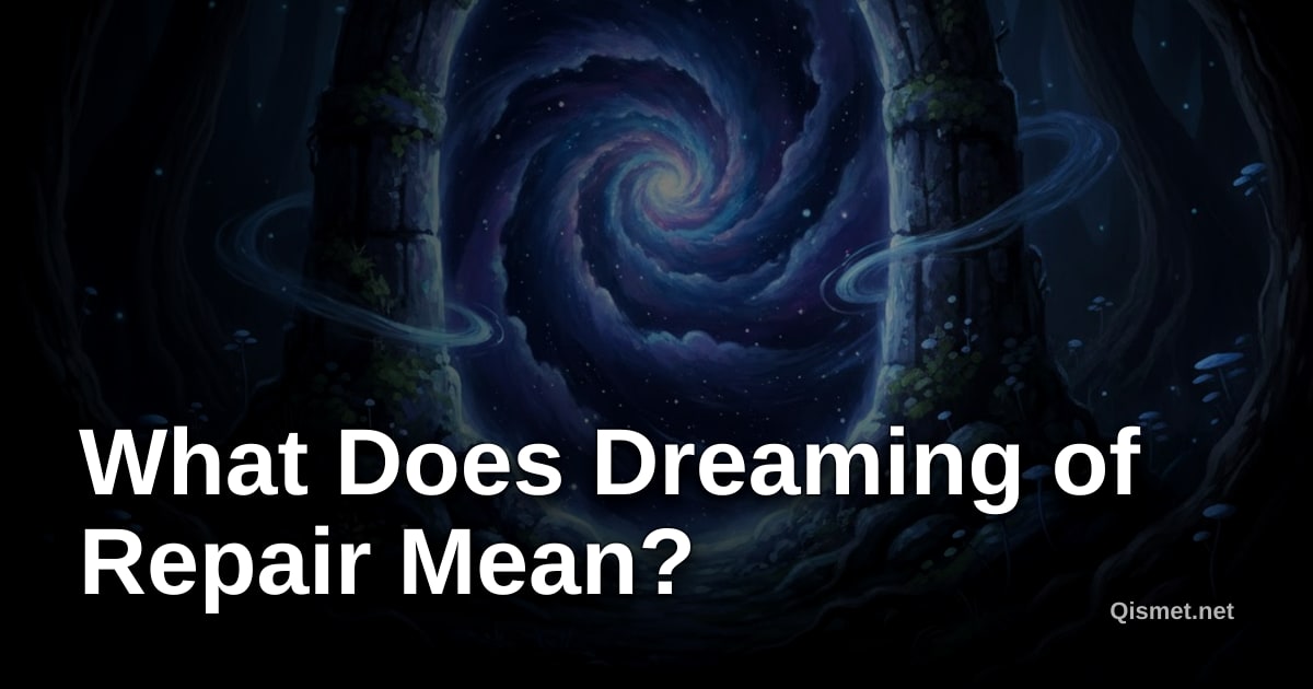 What Does Dreaming of Repair Mean?