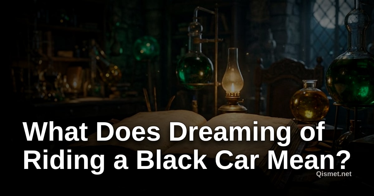 What Does Dreaming of Riding a Black Car Mean?