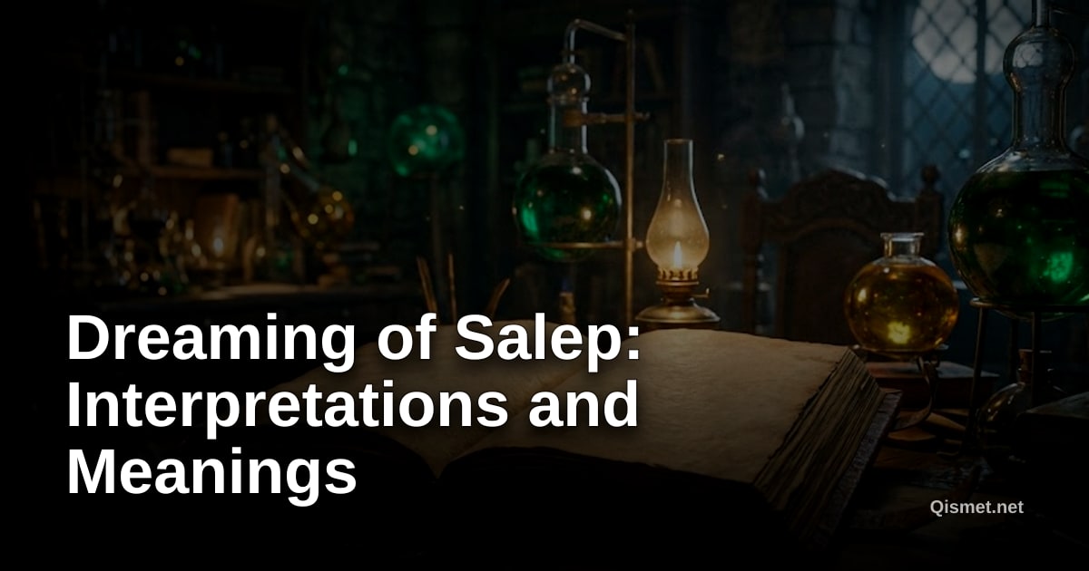 Dreaming of Salep: Interpretations and Meanings