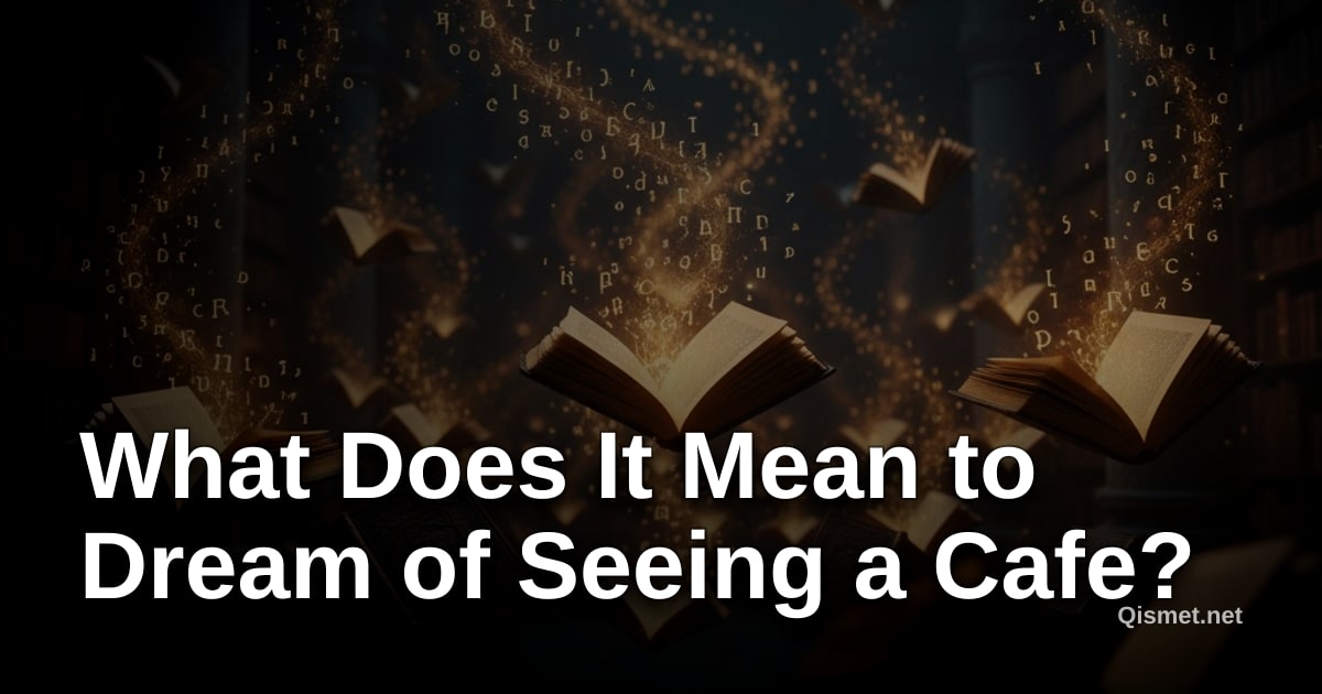 What Does It Mean to Dream of Seeing a Cafe?
