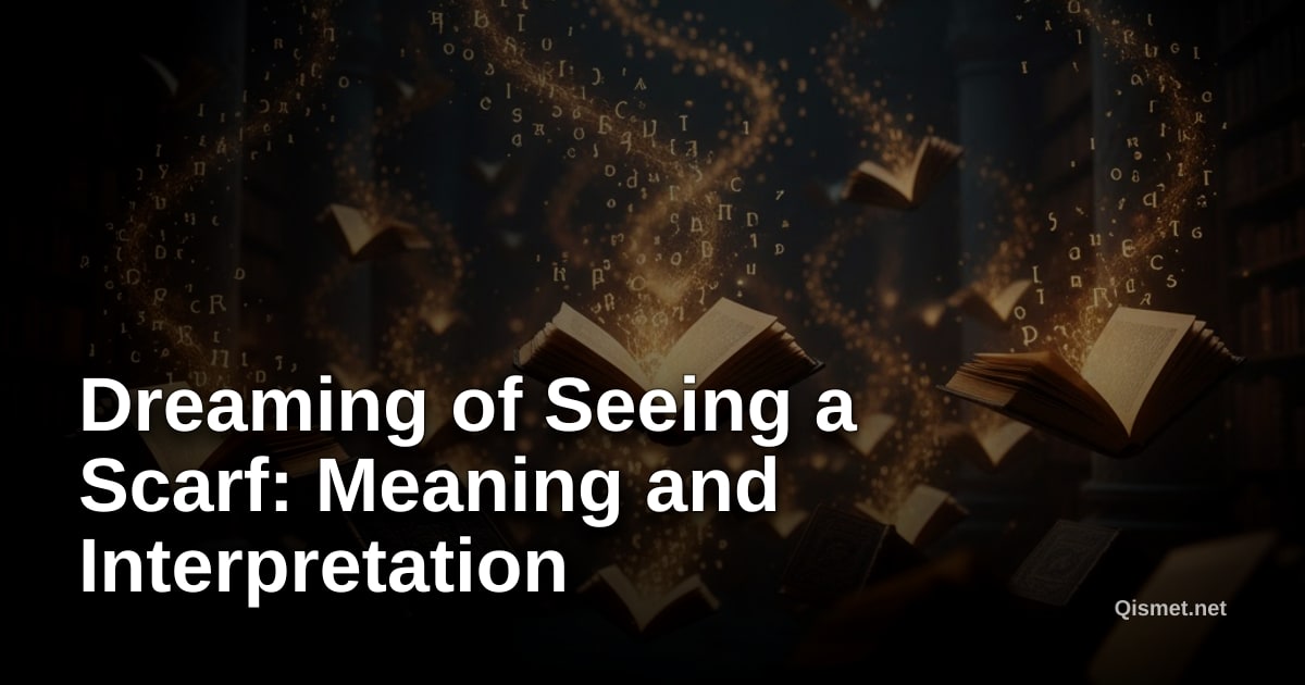 Dreaming of Seeing a Scarf: Meaning and Interpretation
