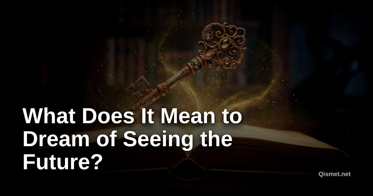 What Does It Mean to Dream of Seeing the Future?