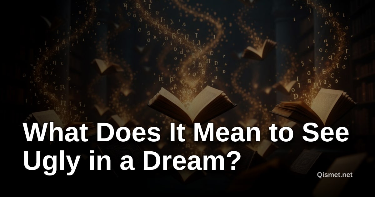 What Does It Mean to See Ugly in a Dream?