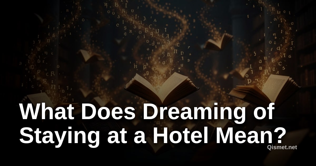 What Does Dreaming of Staying at a Hotel Mean?