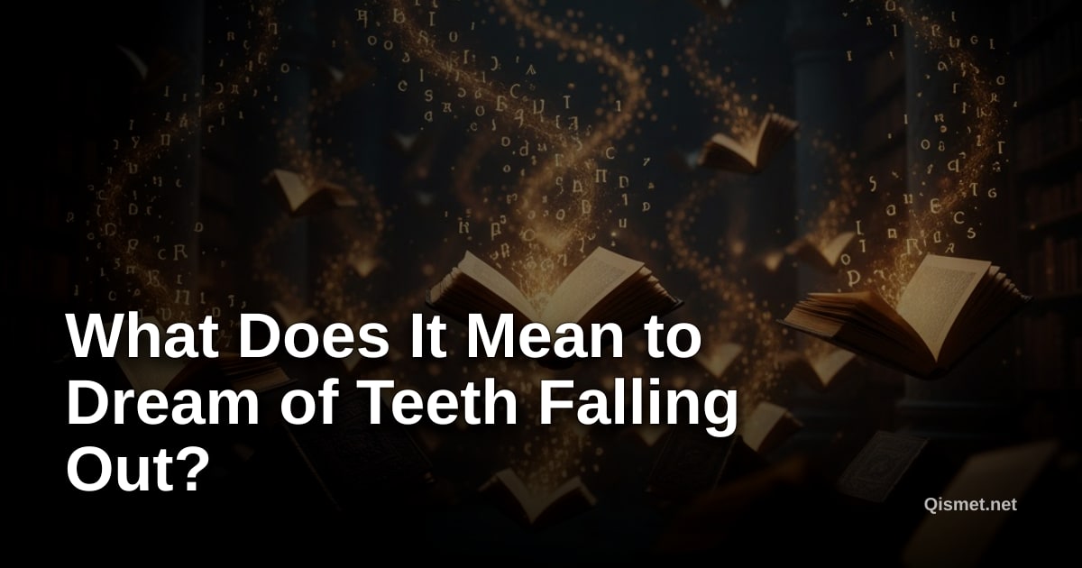 What Does It Mean to Dream of Teeth Falling Out?