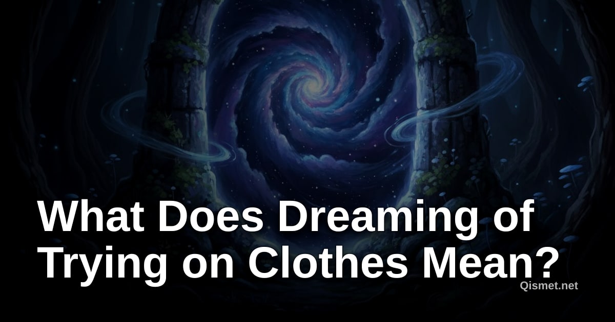 What Does Dreaming of Trying on Clothes Mean?