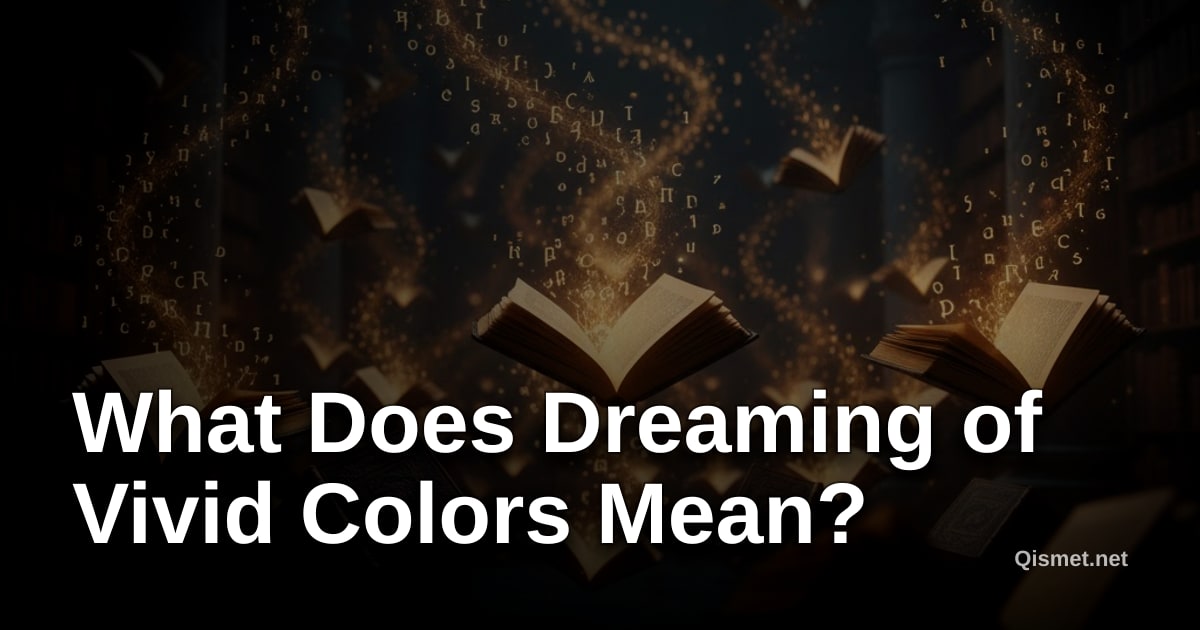 What Does Dreaming of Vivid Colors Mean?