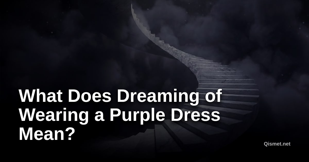 What Does Dreaming of Wearing a Purple Dress Mean?