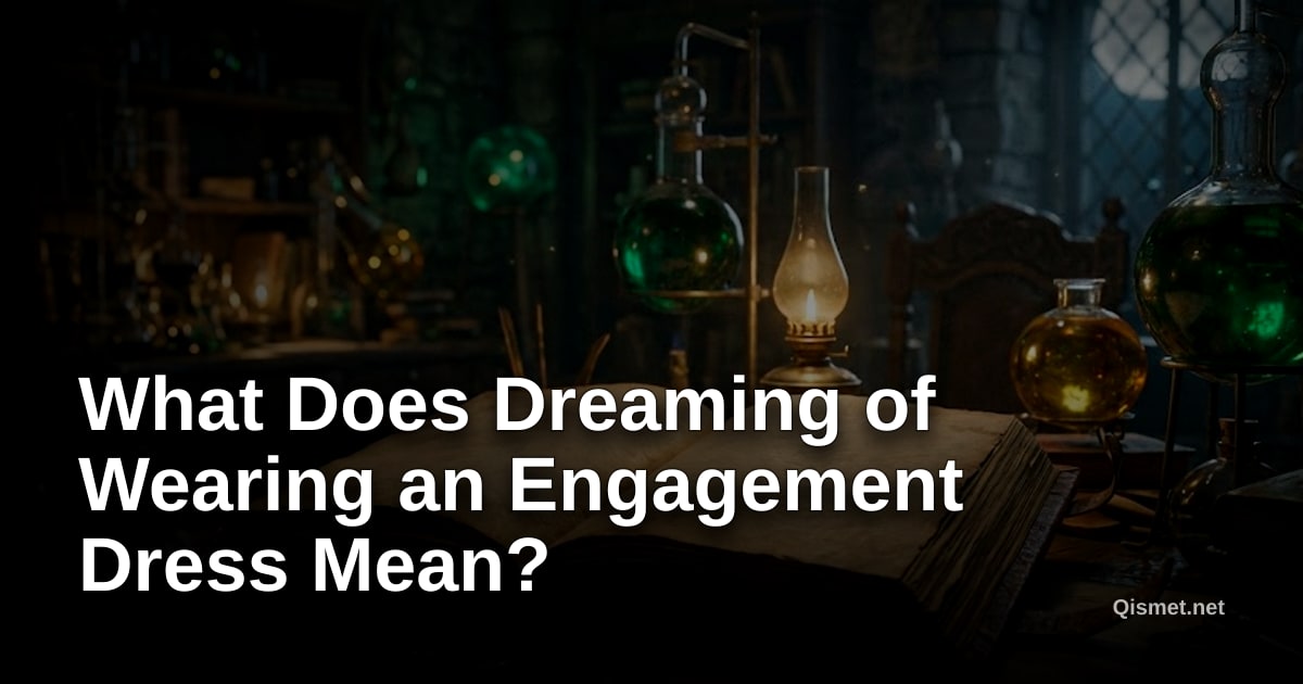 What Does Dreaming of Wearing an Engagement Dress Mean?