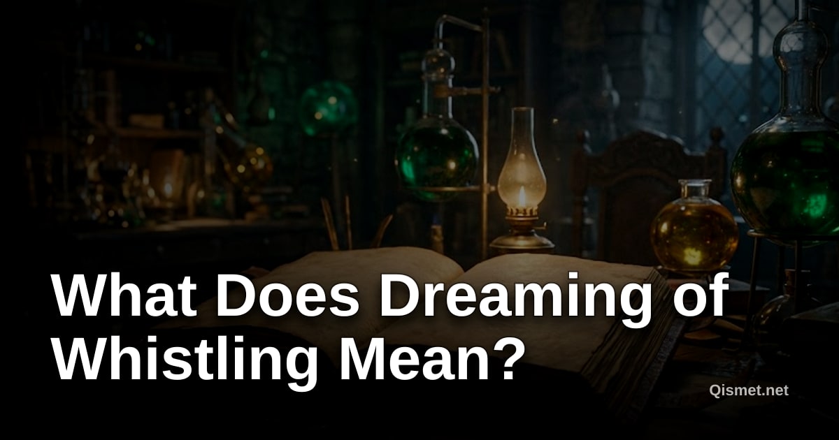 What Does Dreaming of Whistling Mean?