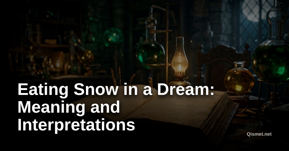 Eating Snow in a Dream: Meaning and Interpretations