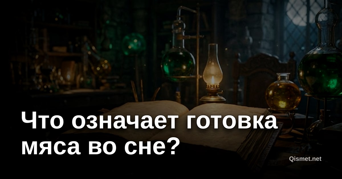 Что означает готовка мяса во сне?