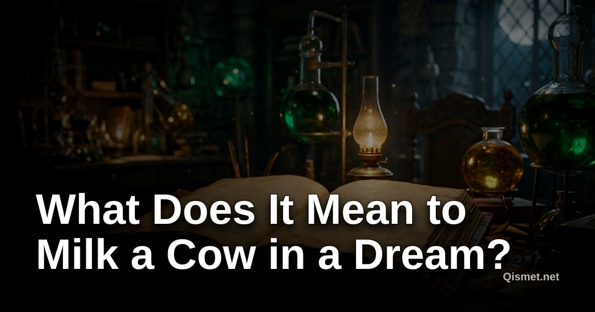 What Does It Mean to Milk a Cow in a Dream?