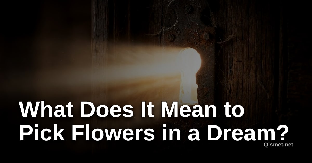 What Does It Mean to Pick Flowers in a Dream?