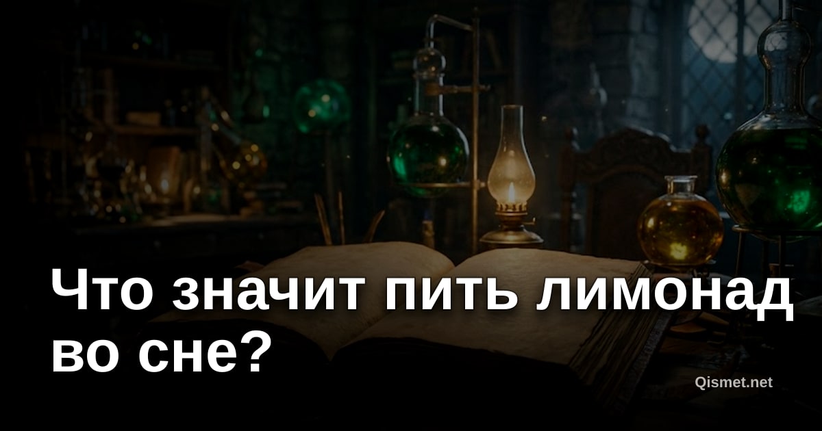 Что значит пить лимонад во сне?