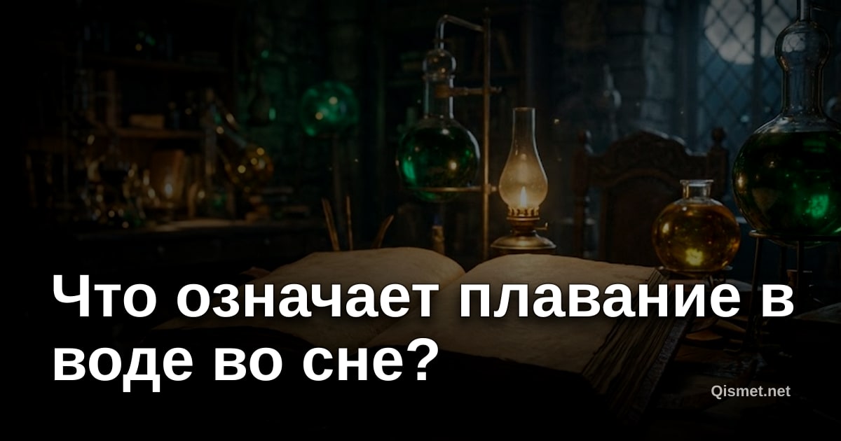 Что означает плавание в воде во сне?