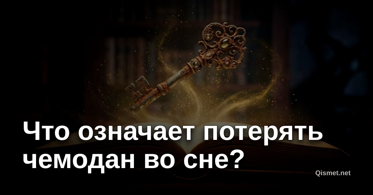 Что означает потерять чемодан во сне?