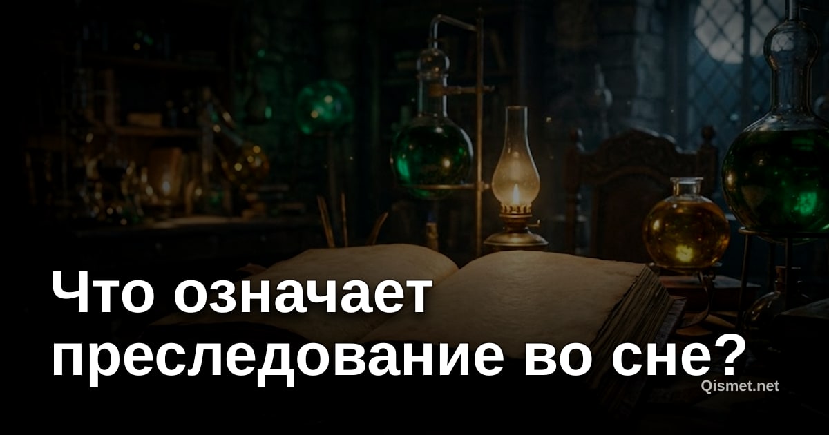 Что означает преследование во сне?