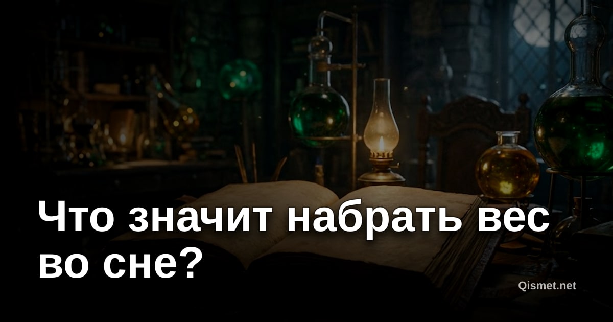Что значит набрать вес во сне?