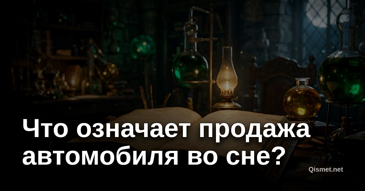Что означает продажа автомобиля во сне?