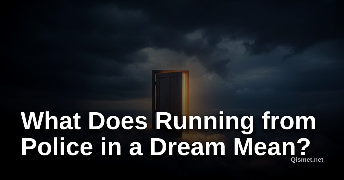 What Does Running from Police in a Dream Mean?