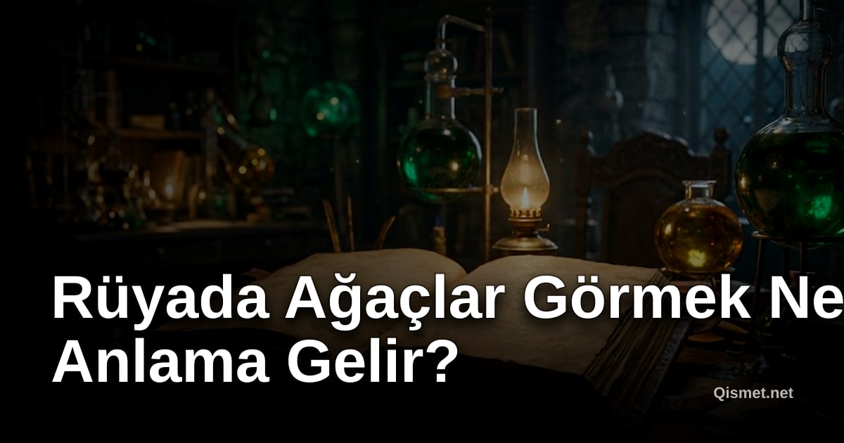 Rüyada Ağaçlar Görmek Ne Anlama Gelir?
