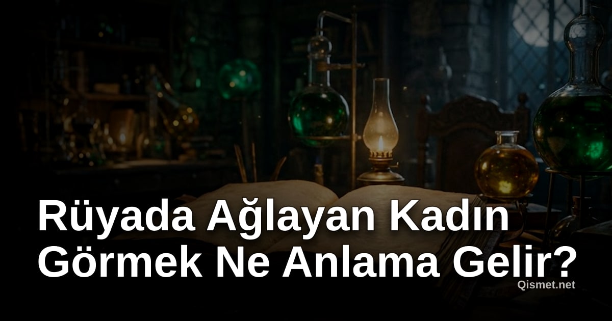 Rüyada Ağlayan Kadın Görmek Ne Anlama Gelir?