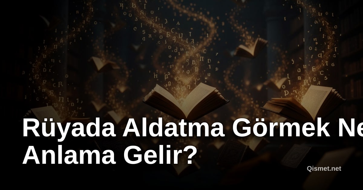 Rüyada Aldatma Görmek Ne Anlama Gelir?