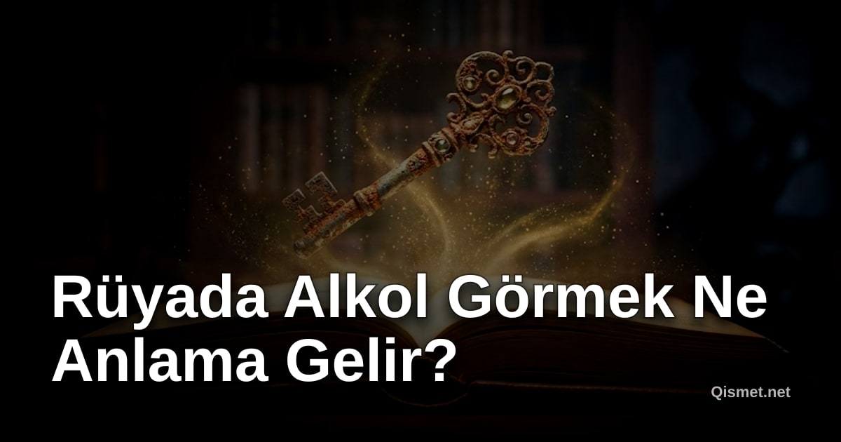 Rüyada Alkol Görmek Ne Anlama Gelir?