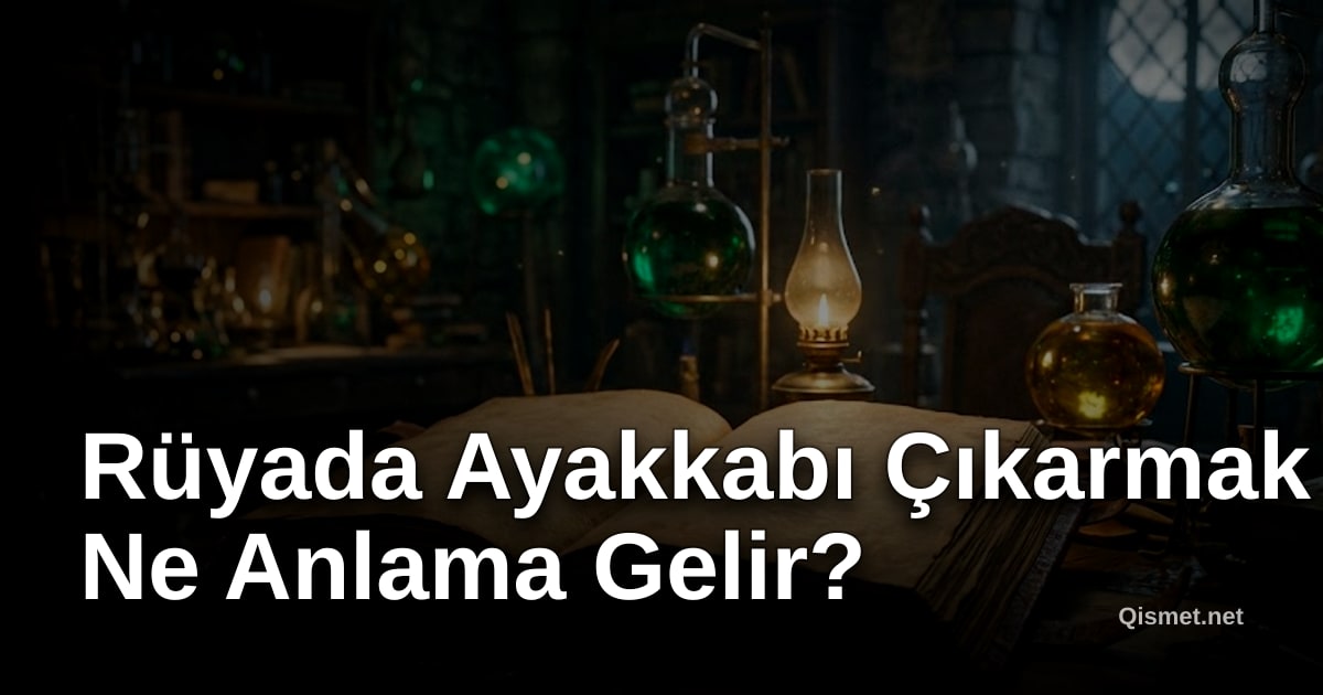 Rüyada Ayakkabı Çıkarmak Ne Anlama Gelir?