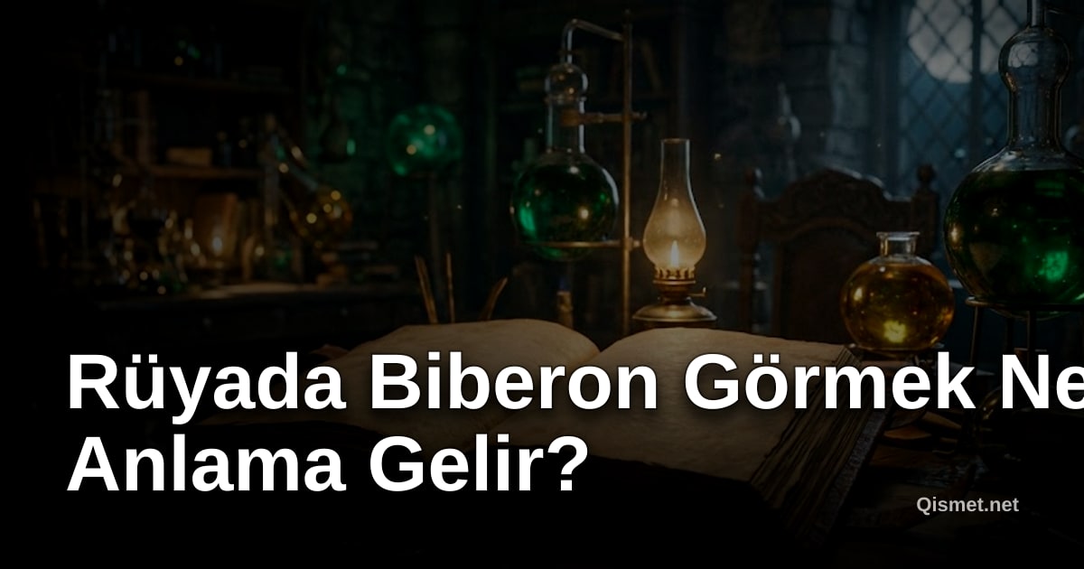 Rüyada Biberon Görmek Ne Anlama Gelir?