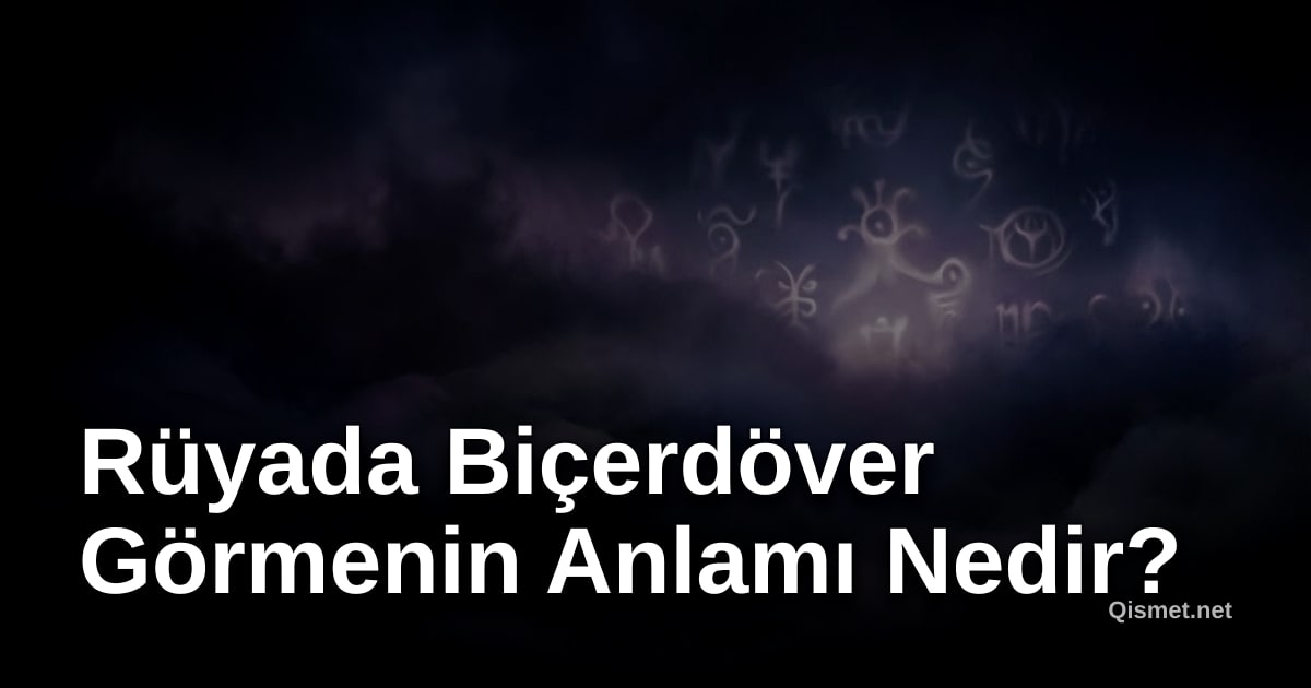 Rüyada Biçerdöver Görmenin Anlamı Nedir?