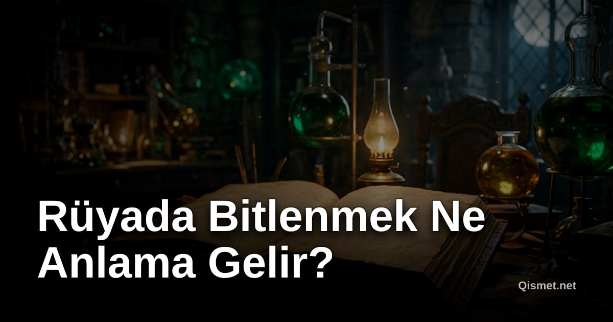 Rüyada Bitlenmek Ne Anlama Gelir?