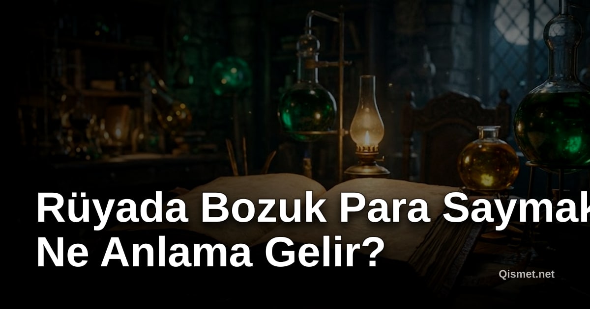 Rüyada Bozuk Para Saymak Ne Anlama Gelir?