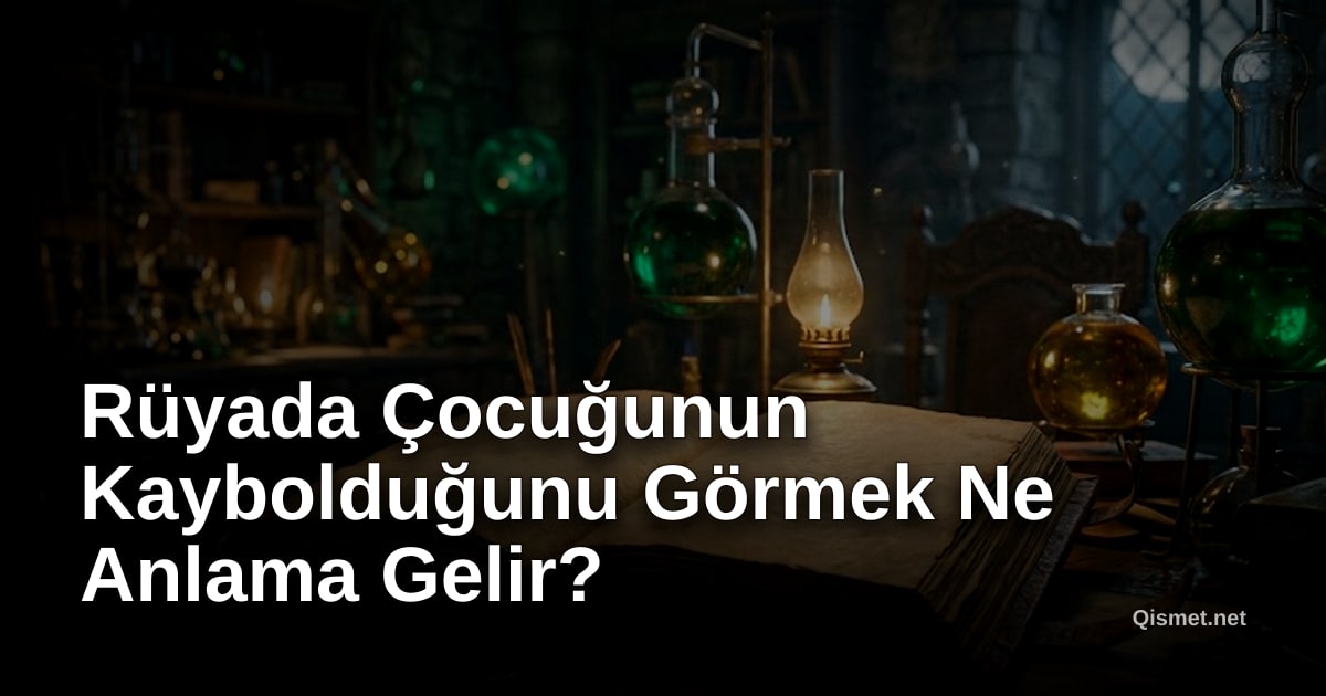 Rüyada Çocuğunun Kaybolduğunu Görmek Ne Anlama Gelir?
