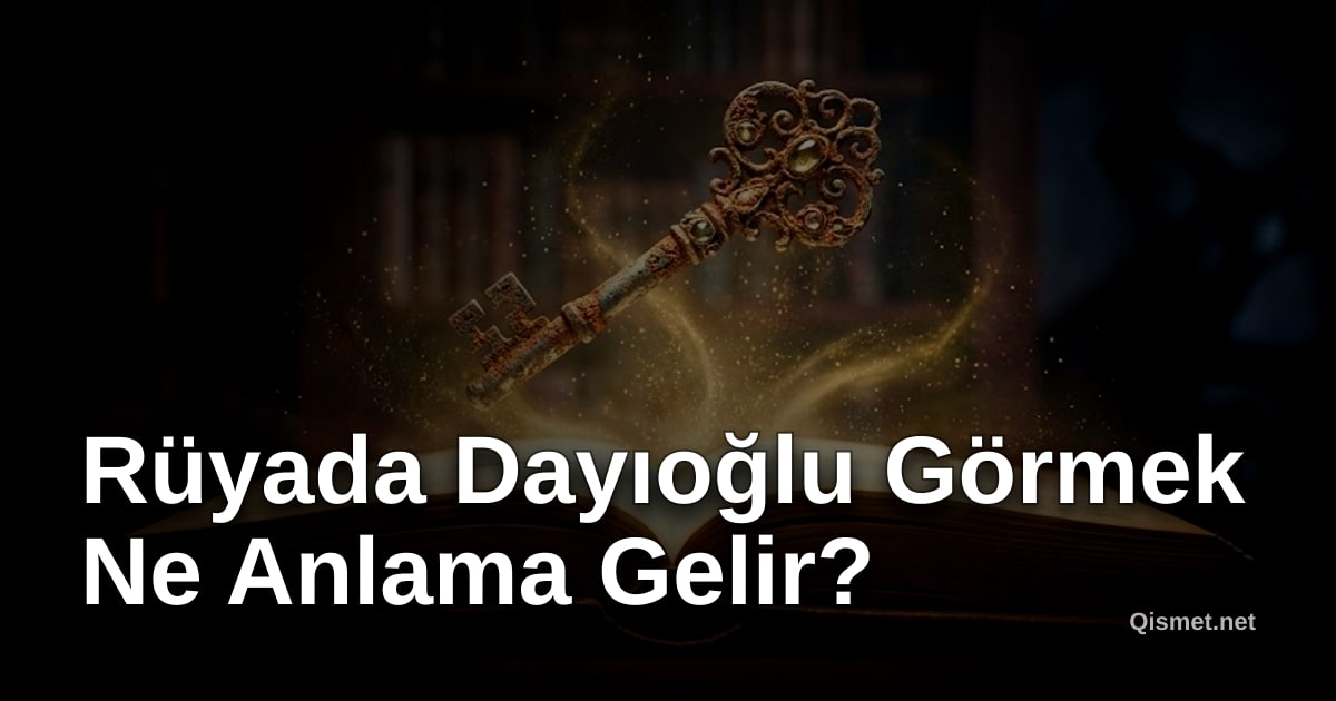 Rüyada Dayıoğlu Görmek Ne Anlama Gelir?