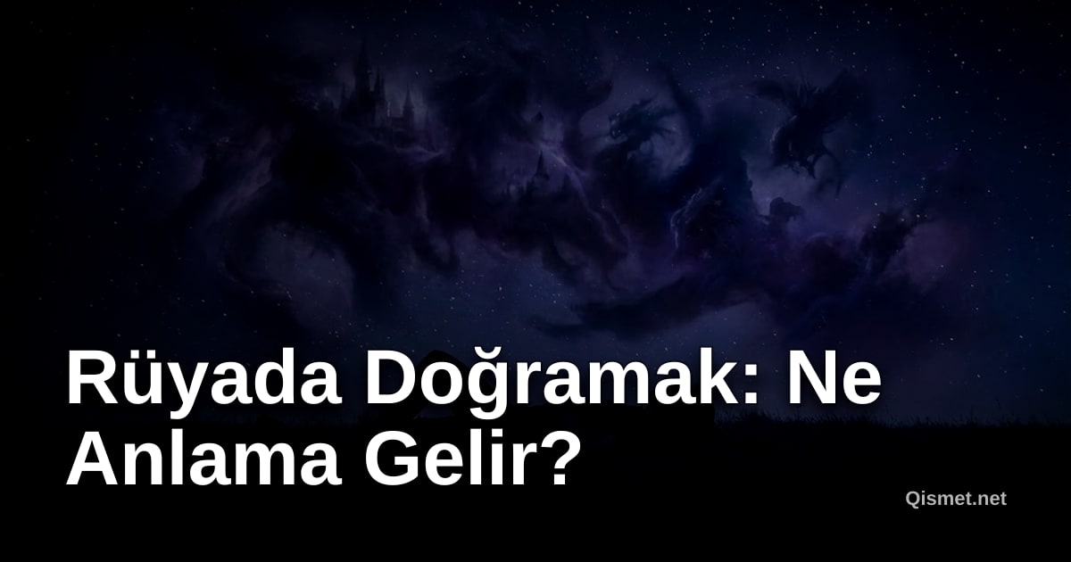 Rüyada Doğramak: Ne Anlama Gelir?