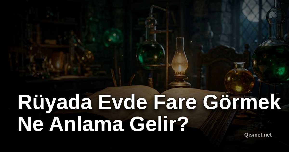Rüyada Evde Fare Görmek Ne Anlama Gelir?