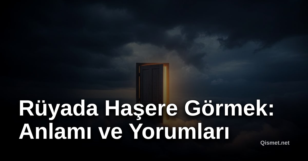 Rüyada Haşere Görmek: Anlamı ve Yorumları