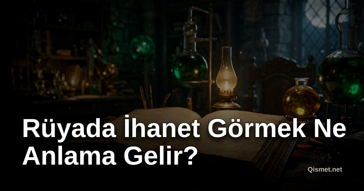 Rüyada İhanet Görmek Ne Anlama Gelir?