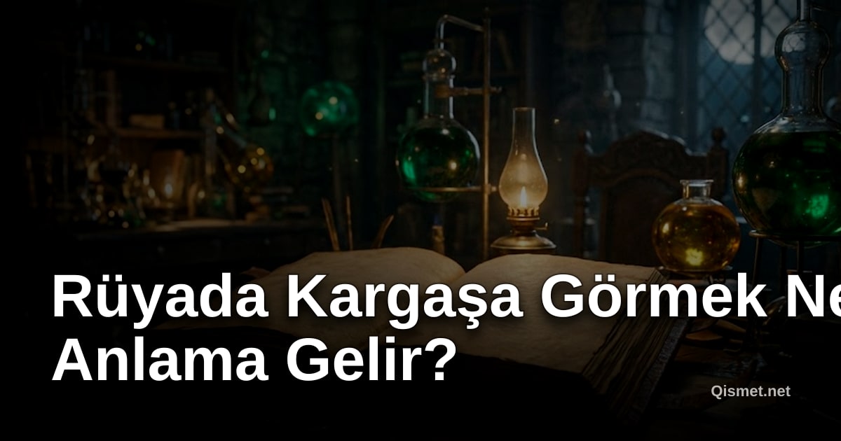 Rüyada Kargaşa Görmek Ne Anlama Gelir?