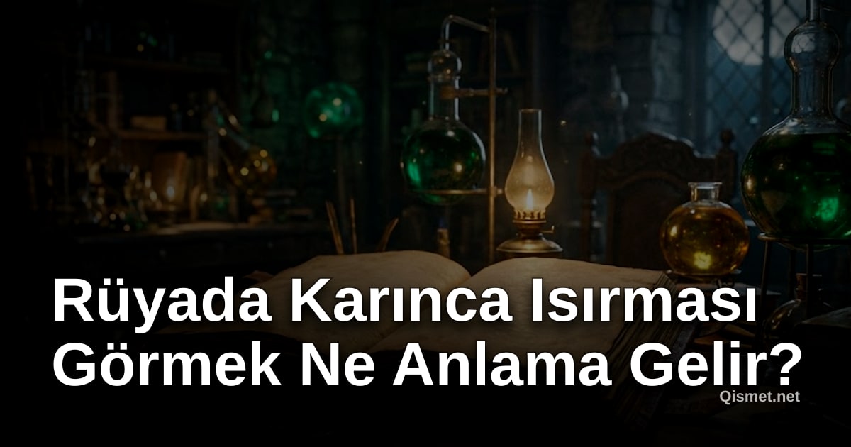 Rüyada Karınca Isırması Görmek Ne Anlama Gelir?