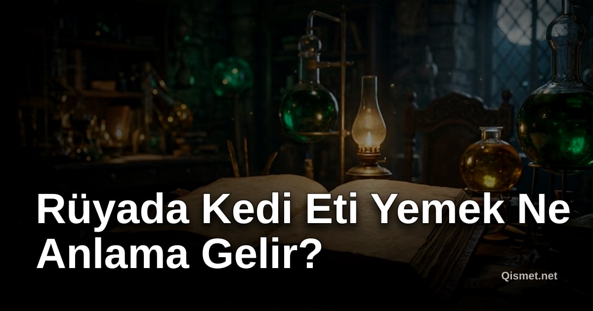 Rüyada Kedi Eti Yemek Ne Anlama Gelir?