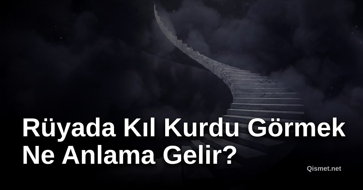 Rüyada Kıl Kurdu Görmek Ne Anlama Gelir?