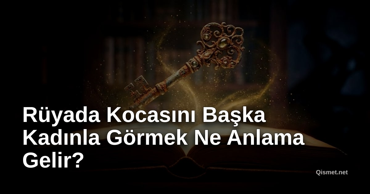 Rüyada Kocasını Başka Kadınla Görmek Ne Anlama Gelir?