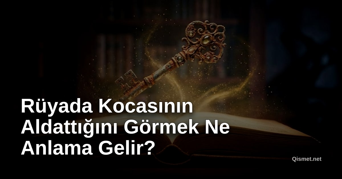 Rüyada Kocasının Aldattığını Görmek Ne Anlama Gelir?